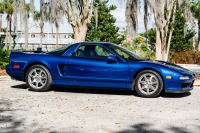 1997 Acura NSX in Monte Carlo Blue over Black