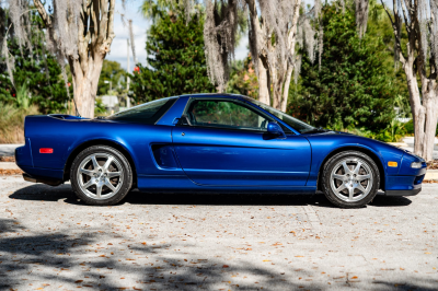 1997 Acura NSX in Monte Carlo Blue over Black
