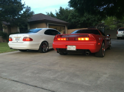 1997 Acura NSX in Formula Red over Black