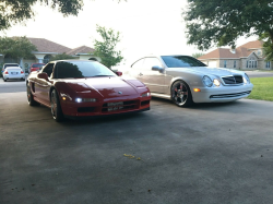 1997 Acura NSX in Formula Red over Black