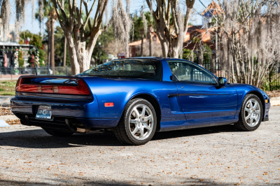 1997 Acura NSX in Monte Carlo Blue over Black
