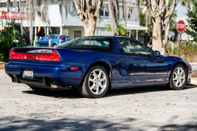 1997 Acura NSX in Monte Carlo Blue over Black