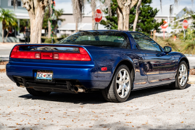 1997 Acura NSX in Monte Carlo Blue over Black