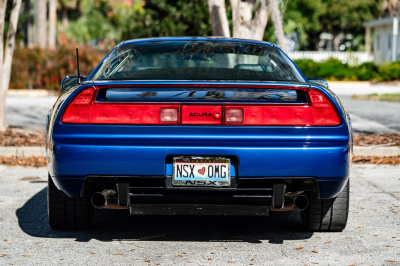 1997 Acura NSX in Monte Carlo Blue over Black