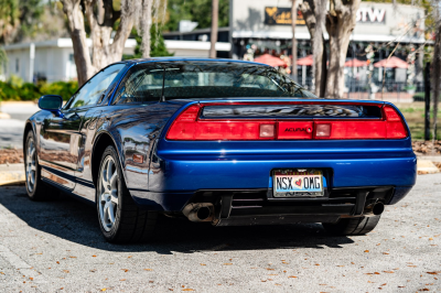 1997 Acura NSX in Monte Carlo Blue over Black