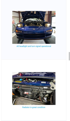 1997 Acura NSX in Monte Carlo Blue over Black