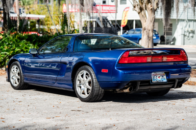 1997 Acura NSX in Monte Carlo Blue over Black