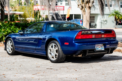 1997 Acura NSX in Monte Carlo Blue over Black