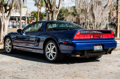 1997 Acura NSX in Monte Carlo Blue over Black