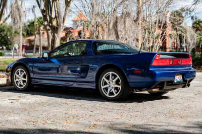 1997 Acura NSX in Monte Carlo Blue over Black