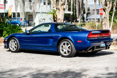 1997 Acura NSX in Monte Carlo Blue over Black