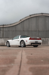 2002 Acura NSX in Grand Prix White over Black