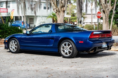 1997 Acura NSX in Monte Carlo Blue over Black