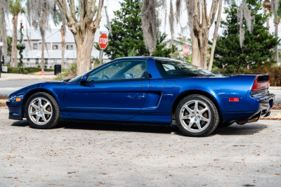 1997 Acura NSX in Monte Carlo Blue over Black