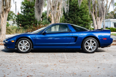 1997 Acura NSX in Monte Carlo Blue over Black