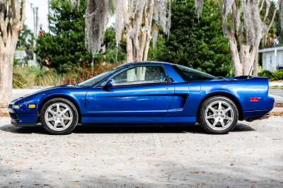 1997 Acura NSX in Monte Carlo Blue over Black