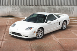 2002 Acura NSX in Grand Prix White over Black