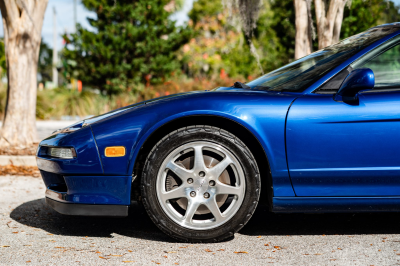 1997 Acura NSX in Monte Carlo Blue over Black