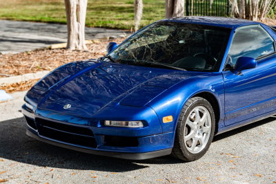 1997 Acura NSX in Monte Carlo Blue over Black
