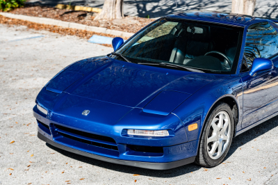 1997 Acura NSX in Monte Carlo Blue over Black