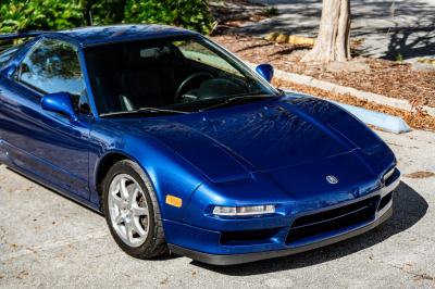 1997 Acura NSX in Monte Carlo Blue over Black
