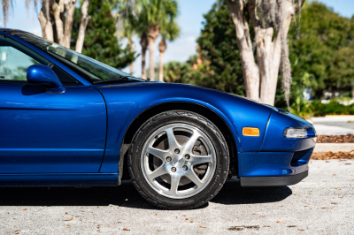 1997 Acura NSX in Monte Carlo Blue over Black
