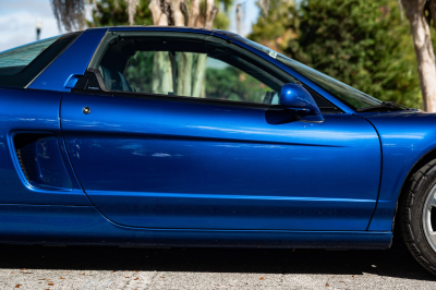 1997 Acura NSX in Monte Carlo Blue over Black