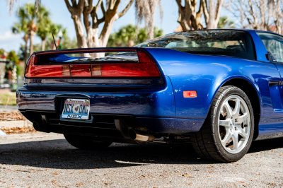 1997 Acura NSX in Monte Carlo Blue over Black