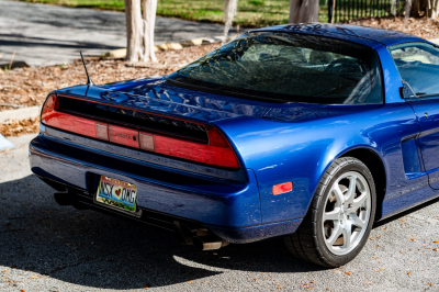 1997 Acura NSX in Monte Carlo Blue over Black