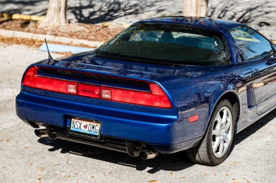 1997 Acura NSX in Monte Carlo Blue over Black