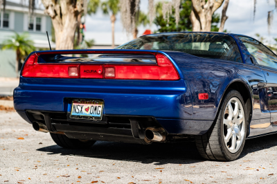 1997 Acura NSX in Monte Carlo Blue over Black