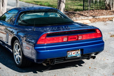 1997 Acura NSX in Monte Carlo Blue over Black
