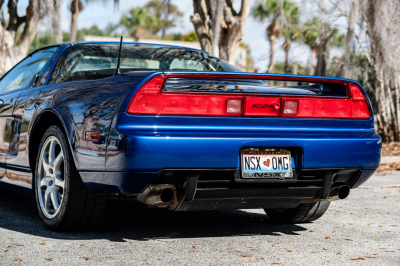 1997 Acura NSX in Monte Carlo Blue over Black