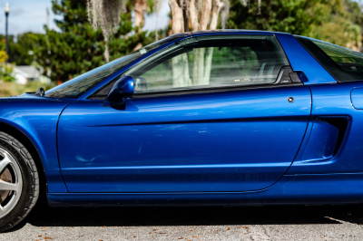 1997 Acura NSX in Monte Carlo Blue over Black