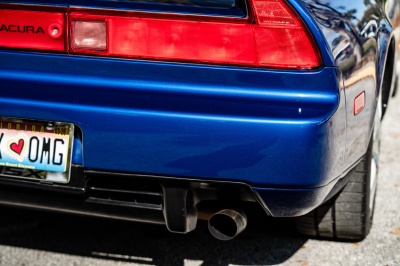 1997 Acura NSX in Monte Carlo Blue over Black
