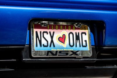 1997 Acura NSX in Monte Carlo Blue over Black