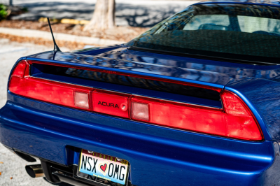 1997 Acura NSX in Monte Carlo Blue over Black
