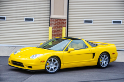 2002 Acura NSX in Spa Yellow over Yellow