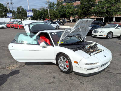 1997 Acura NSX in Grand Prix White over Black