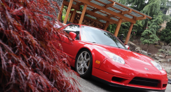2003 Acura NSX in New Formula Red over Tan