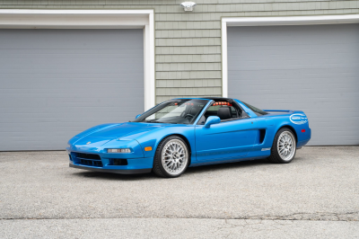 2000 Acura NSX in Monaco Blue over Black