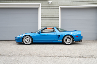 2000 Acura NSX in Monaco Blue over Black