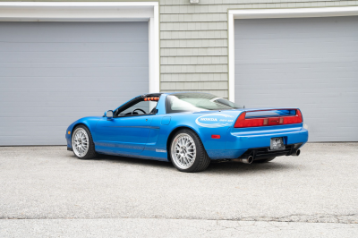 2000 Acura NSX in Monaco Blue over Black