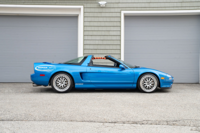2000 Acura NSX in Monaco Blue over Black
