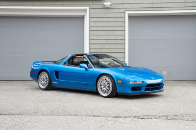 2000 Acura NSX in Monaco Blue over Black