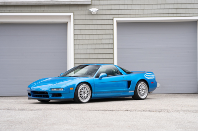 2000 Acura NSX in Monaco Blue over Black