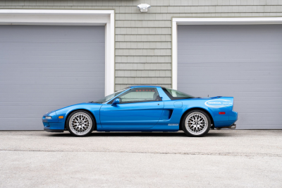 2000 Acura NSX in Monaco Blue over Black