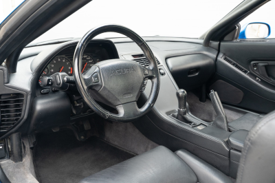 2000 Acura NSX in Monaco Blue over Black