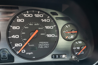 2000 Acura NSX in Monaco Blue over Black