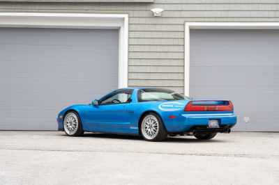 2000 Acura NSX in Monaco Blue over Black